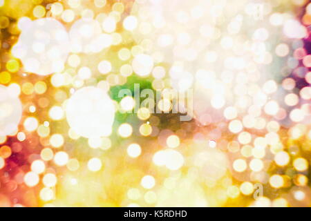 Taches de lumière vive bokeh abstract background texture brouillée Banque D'Images