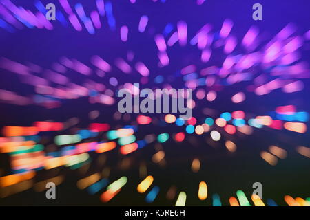 Taches de lumière vive bokeh abstract background texture brouillée Banque D'Images
