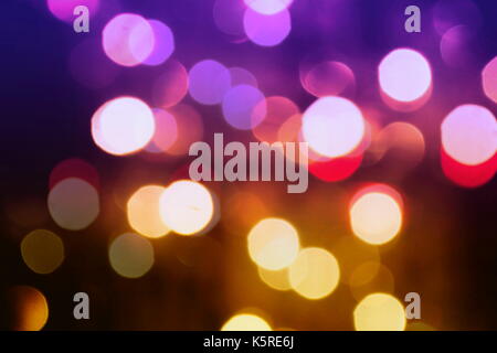 Taches de lumière vive bokeh abstract background texture brouillée Banque D'Images