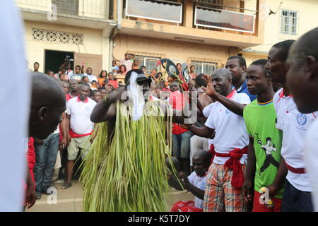 D'Ivoire fête traditionnelle célébration Banque D'Images