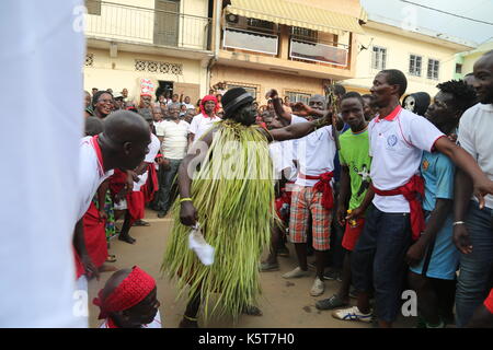 D'Ivoire fête traditionnelle célébration Banque D'Images