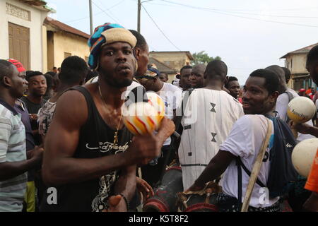 D'Ivoire fête traditionnelle célébration Banque D'Images