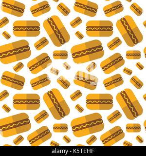 Modèle logique des hot dogs ornement de la bière (Oktoberfest) Maison de vacances concept de décoration Illustration de Vecteur