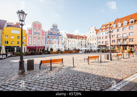 La ville de Szczecin en Pologne Banque D'Images