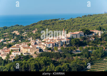 Village de La Cadière d'azur Var France Banque D'Images