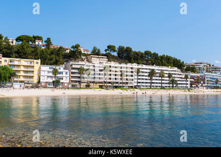 Plage du Casino de Bandol Var France 83 Banque D'Images