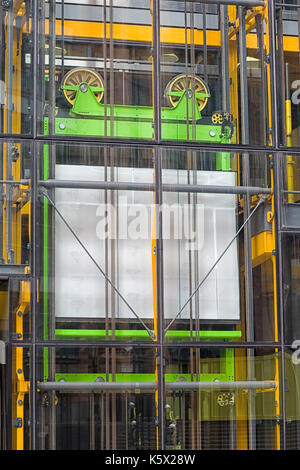 Le Leadenhall Building ascenseurs Banque D'Images