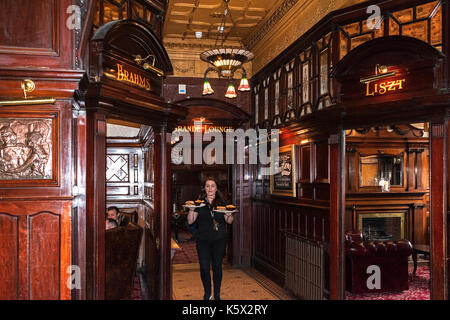 Historique La philharmonic pub et salle à manger à Liverpool, Angleterre, Grande-Bretagne, Royaume-Uni. Banque D'Images