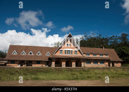 Gare à Andasibe, village du Parc National Parc Mantadia- Andasibe, Madagascar Banque D'Images