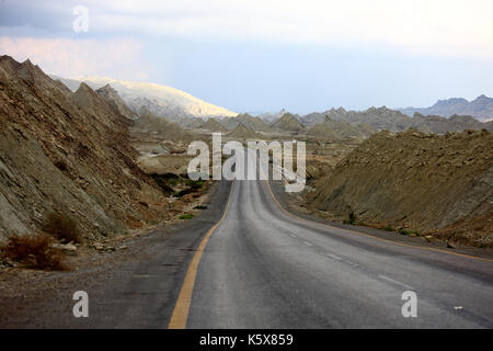 L'autoroute côtière Makran Banque D'Images