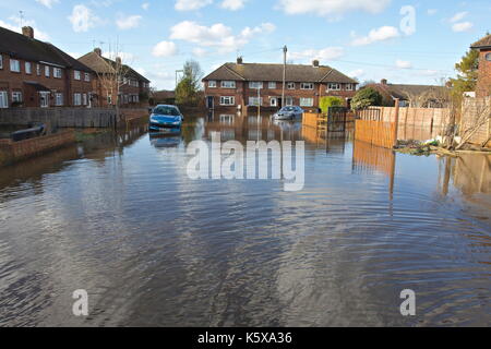 inondations Banque D'Images