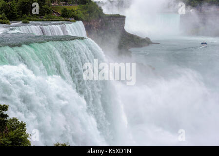 Les belles chutes du Niagara. Banque D'Images