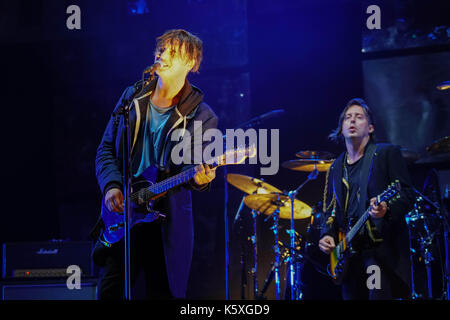 Les libertins en live sur la scène principale au festival 2017 onblackheath à blackheath, Londres. photo date : dimanche, 10 septembre, 2017. crédit photo doit se lire : Roger garfield/Alamy Banque D'Images