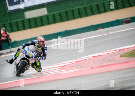 76 Loris Baz (France), ducati reale Avintia Racing, Ducati Desmosedici GP15, machine tribul mastercard Gran Premio di San marino e della riviera di Rimini, au cours de l'action à l'échauffement de motogp Marco Simoncelli world circuit pour la 13e ronde de championnat du monde motogp, du 8 au 10 septembre 2017 à Misano Adriatico (RSM) Banque D'Images