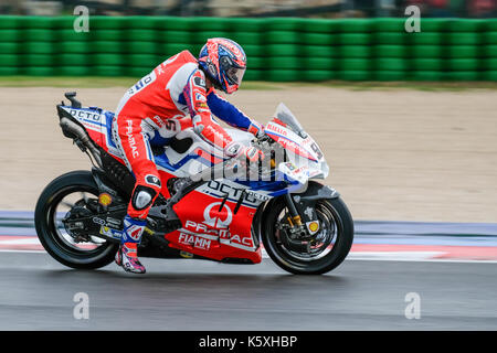 9 Danilo Petrucci (Italie), octo Pramac Racing Team Ducati, Ducati Desmosedici GP16, machine tribul mastercard Gran Premio di San marino e della riviera di Rimini, action pendant la course motogp au Marco Simoncelli world circuit pour la 13e ronde de championnat du monde motogp, du 8 au 10 septembre 2017 à Misano Adriatico (RSM) Banque D'Images