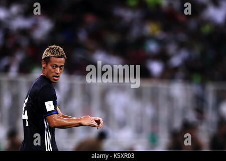 Jeddah, Arabie saoudite. 12Th mar, 2017. keisuke honda (JPN) football/soccer : fifa world cup 2018 Qualification de la Russie asiatique ronde finale match du groupe b entre le Japon 0-1 Arabie saoudite au King Abdullah sports city stadium à Jeddah, Arabie saoudite . Crédit : sho tamura/aflo/Alamy live news Banque D'Images