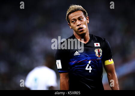 Jeddah, Arabie saoudite. 12Th mar, 2017. keisuke honda (JPN) football/soccer : fifa world cup 2018 Qualification de la Russie asiatique ronde finale match du groupe b entre le Japon 0-1 Arabie saoudite au King Abdullah sports city stadium à Jeddah, Arabie saoudite . Crédit : sho tamura/aflo/Alamy live news Banque D'Images