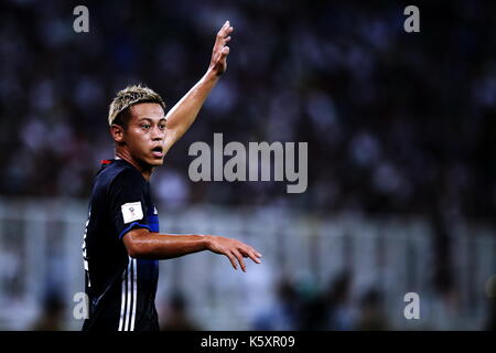 Jeddah, Arabie saoudite. 12Th mar, 2017. keisuke honda (JPN) football/soccer : fifa world cup 2018 Qualification de la Russie asiatique ronde finale match du groupe b entre le Japon 0-1 Arabie saoudite au King Abdullah sports city stadium à Jeddah, Arabie saoudite . Crédit : sho tamura/aflo/Alamy live news Banque D'Images