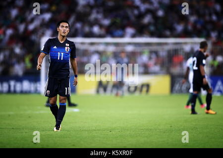 Jeddah, Arabie saoudite. 12Th mar, 2017. yuya kubo (JPN) football/soccer : fifa world cup 2018 Qualification de la Russie asiatique ronde finale match du groupe b entre le Japon 0-1 Arabie saoudite au King Abdullah sports city stadium à Jeddah, Arabie saoudite . Crédit : sho tamura/aflo/Alamy live news Banque D'Images
