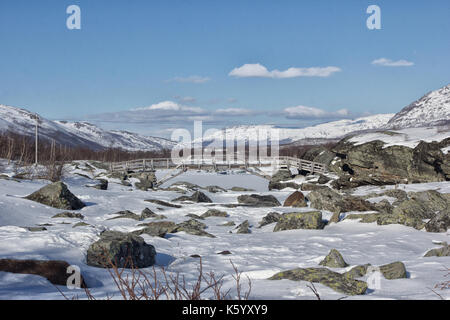 L'hiver dans le parc national de Jotunheimen en Norvège Banque D'Images