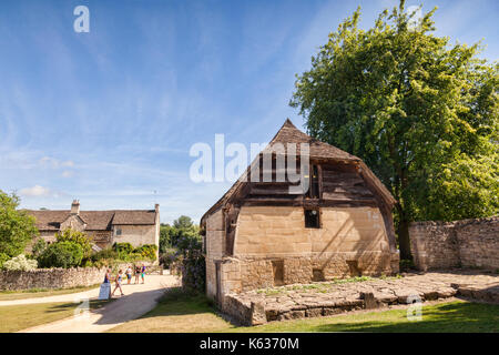 7 juillet 2017 : bradford on avon, Somerset, England, UK - barton farm, historiquement une ferme de l'abbaye de Shaftesbury. Banque D'Images