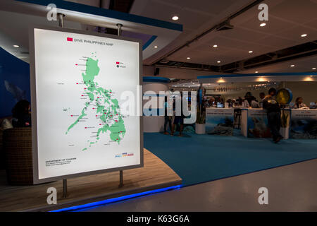 Jan 9,2017 à la drt(diving resort travel) philippines à sm megamall , Metro Manille, Philippines Banque D'Images