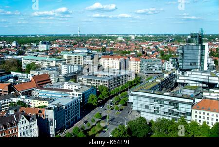 Hanovre, Allemagne. 15 mai, 2017. Le centre-ville de Hanovre (Allemagne), 15 mai 2017. Utilisation dans le monde entier | credit : dpa/Alamy live news Banque D'Images