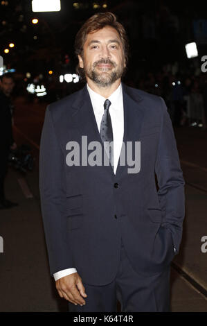 Toronto, Canada. Sep 10, 2017. Javier Bardem participant à la "mère !' premiere au cours de la 42e festival international du film de Toronto au Princess of Wales Theatre le 10 septembre 2017 à Toronto, Canada | verwendung weltweit credit : dpa/Alamy live news Banque D'Images