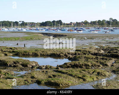 Vue sur les marais en direction de itchenor, prises à partir de bosham Harbour Banque D'Images