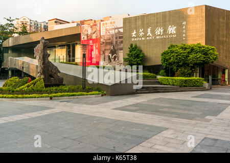 Musée d'art de dafen exterior à Shenzhen, province de Guangdong, Chine Banque D'Images