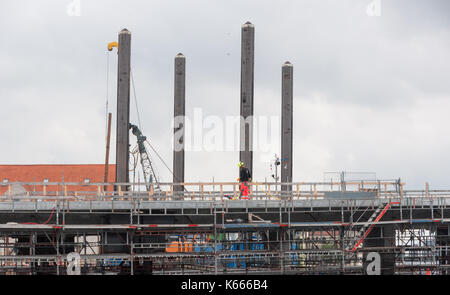 Le port de Copenhague. Danemark Banque D'Images