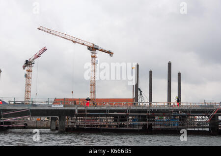 Le port de Copenhague. Danemark Banque D'Images