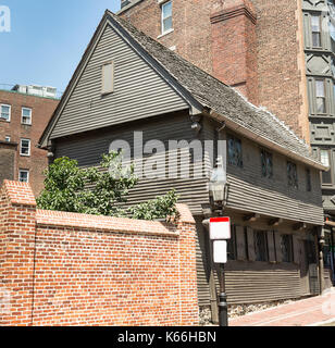 Paul Revere House à Boston, le Freedom Trail usa Banque D'Images