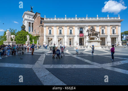 La colline du Capitole, Rome, Latium, Italie, Europe. Banque D'Images