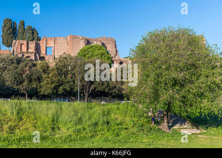 Le Circus Maximus, Rome, Latium, Italie, Europe. Banque D'Images