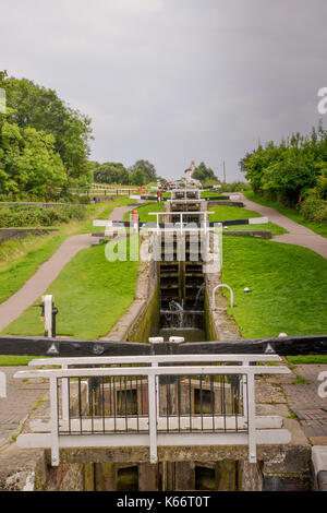 Foxton locks Port Marché Royaume-Uni Banque D'Images