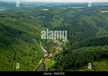 Freilichtmuseum Hagen, Mäckingerbach, LaOpen-air musée Hagen, Mäckingerbach, Paysage, Europe, Hagen, Hagensueden, vue aérienne, vue aérienne, antenne Banque D'Images