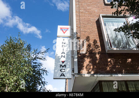 Le YMCA Indian Student Hostel dans Fitzrovia, Londres, UK Banque D'Images