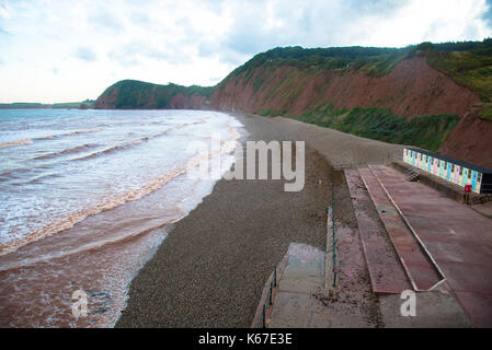 Côte à Sidmouth, Angleterre Banque D'Images