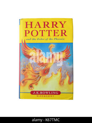 Le J.K.Rowling "Harry Potter et l'Ordre du Phénix' livre, Surrey, Angleterre, Royaume-Uni Banque D'Images