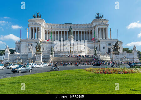 Autel de la patrie à Piazza Venezia, Rome, Latium, Italie, Europe. Banque D'Images
