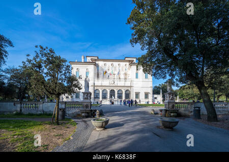 Musée et Galerie Borghèse au pincio Hill Park, Rome, Latium, Italie, Europe. Banque D'Images