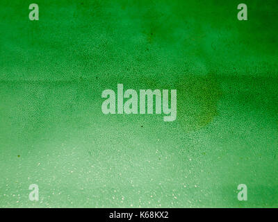 Close up of green retro rugueux la surface tachée ; Angleterre ; uk Banque D'Images