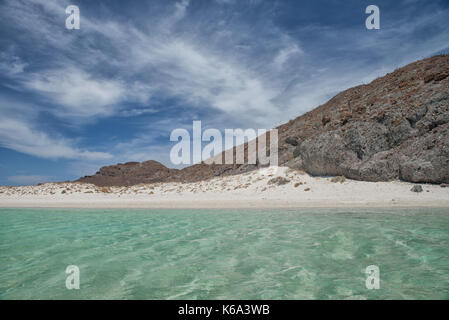 Plage Balandra, La Paz, mer de Cortes Baja California Sur. Le Mexique Banque D'Images