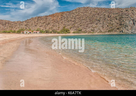 El saltito, plage de la paz Baja California Sur, la mer de Cortes. Le Mexique Banque D'Images