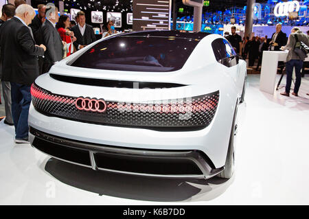 Concept de voiture électrique Audi Aicon Banque D'Images