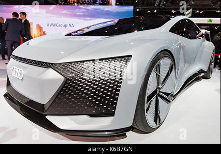 Concept de voiture électrique Audi Aicon Banque D'Images