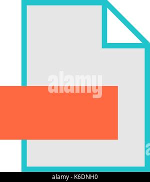 L'utiliser dans tous vos projets. fichier vide types icônes de style plat simple pour l'interface utilisateur simple et rapide. forme recolorable. vector illustration d'un gr Illustration de Vecteur