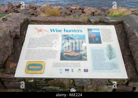 Les chasseurs sage conseil en Sheildaig, Wester Ross, Scotland Banque D'Images