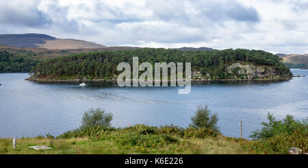 Shielddaig Island, Shieldeig, Écosse Banque D'Images